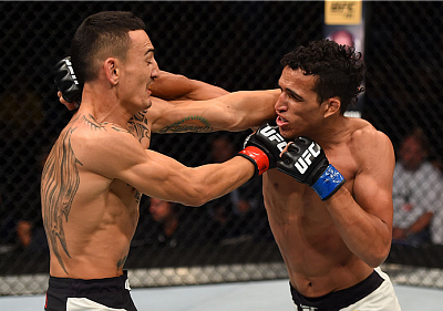  Charles Oliveira and Max Holloway